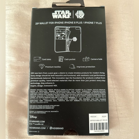 Star Wars Zip Wallet for IPhone 8 Plus/7 Plus - Picture 7 of 9